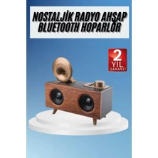 Nemere İthalat Gramafon Radyo Bluetooth Hoparlör Nostaljik Radyo Fm Radyo Nemere Ithalat