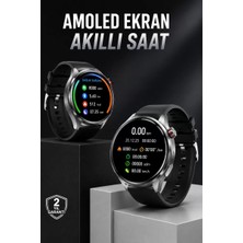 Nemere İthalat Akıllı Saat Bluetooth Bağlantılı Amoled Ekran Uyku ve Sağlık Takibi Nemere Ithalat