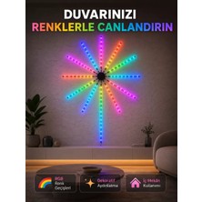 Nemere İthalat Rgb LED Duvar Aydınlatması Telefon Kontrollü Dekoratif Ortam Işığı Nemere Ithalat