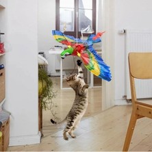 Nemere İthalat Uçan Papağan Kedi Oyuncağı Nemere Ithalat