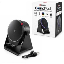 Nemere İthalat Soundpad Bluetooth Hoparlör - Indüksiyon Temas Özellikli - Telefon Standlı - Type-C Şarj - Rgb