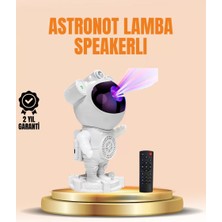 Nemere İthalat Bluetooth ve Dahili Ses Özellikli Astronot Projeksiyon Lambası Nemere Ithalat