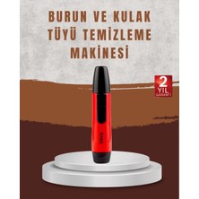 Nemere İthalat Raks Leo Burun Kulak Tüy Alma Makinesi 45 Dk Şarj Süreli Kırmızı Nemere Ithalat