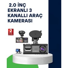 Nemere İthalat Üç Kameralı Araç Kamerası Full Hd Gece Görüş  G-Sensör Nemere Ithalat
