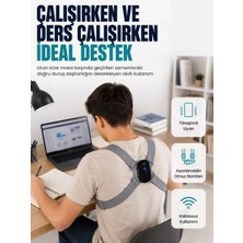 Nemere İthalat Kablosuz Akıllı Dik Duruş Aparatı Titreşim Hatırlatma Özellikli Destekleyici Nemere Ithalat