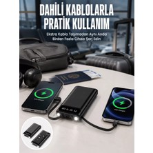 Nemere İthalat 20.000 Mah LED Işıklı LCD Ekran USB Girişli Type-C Lightning Powerbank Yeni Nesil Nemere Ithala
