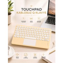 Nemere İthalat Android ve Ios Uyumlu Bluetooth Klavye Touchpad Slim Kablosuz Wifi Q Klavye Nemere Ithalat