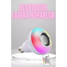 Nemere İthalat Bluetooth Hoparlör Akıllı Rgb LED Işık Renk Değiştirme Ses Bombası Ampül Görünümlü Neme