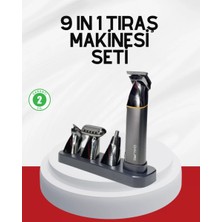 Nemere İthalat Şarjlı 9’u 1 Arada Çok Amaçlı Erkek Bakım Seti Yıkanabilir Başlıklar Nemere Ithalat