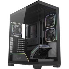 Fazeon F14 Plus 750W 80+ Bronze Argb 4X120MM Fanlı Atx Siyah Gaming Kasa
