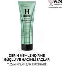 HOITO Yoğun Nemlendirme ve Parlaklık Hızlı Uzama Tuz Sls Sles Içermeyen Saç Bakım Şampuanı 250ML