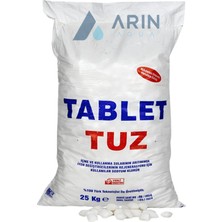 Arın Aqua Sodyum Klorür Tablet Tuz 25KG Saf Yumuşatma Reçineleri Için Ekonomik Çözüm