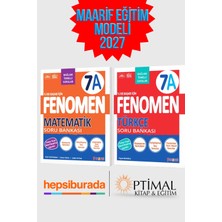 Fenomen Yayıncılık 7. Sınıf Maarif Soru Bankası Seti (7 A Matematik - 7 A Türkçe)