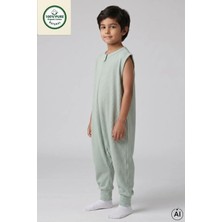 Cantoy Interlok Geniş Askılı Bebek Çocuk Uyku Tulumu %100 Pamuk Natural 1.0 Tog