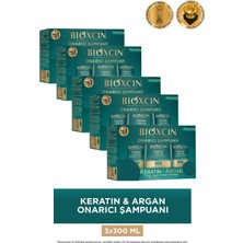 Revox Keratin & Argan Onarıcı Bakım Şampuanı 300 ml 3X300 - 5 Adet