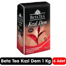 Beta Tea Kızıl Dem Siyah Çay 6x1 kg