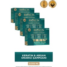 Revox Keratin & Argan Onarıcı Bakım Şampuanı 300 ml 3x300 - 4 ADET