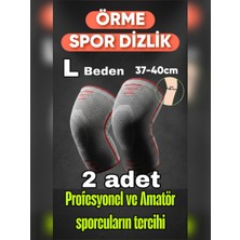 Ayrex L Beden 2 Li Set 3D Örme Sporcu Dizlik – Ağrı Azaltıcı, Diz Koruyucu Nefes Alabilir, Ko