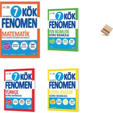 Fenomen Yayıncılık Fenomen 7. Sınıf Maarif Kök Serisi Matematik Fen Türkçe ve Sosyal 4lü Set Soru Bankası + Telefon Standı