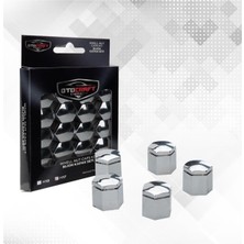 Ayrex Bijon Kapağı 19MM Krom Renk 20 Adet