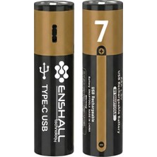 Ayrex Aaa Type-C Şarj Edilebilir Ince Kalem Pil 1.5V 1200MWH Kapasiteli Lityum-Ion Kumanda Pili