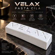 Velax Pasta Cila Mermer ve Doğal Taş Parlatıcı Katı Cila – Profesyonel Polisaj Cilası
