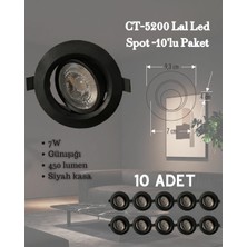 Cata CT-5200 Lal LED Spot 7W Günışığı - 10’lu Paket