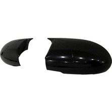 Ayrex Hyundai Accent Era 2005-2011 Için Batman Yarasa Ayna Kapağı Piano Black Abs Plastik