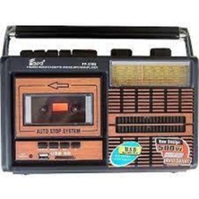 Ayrex Ultratekno Fp 319 Retro Nostaji Radyo Kaset Çalar USB Sd Fm Radyolu Kaset Çalar Müzik Kutus