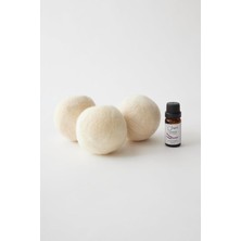 Ayrex Woolyball Organik Koyun Yünü Çamaşır Kurutma Topları, 3'lü Paket, Xl Boyut 7CM/50GR, He
