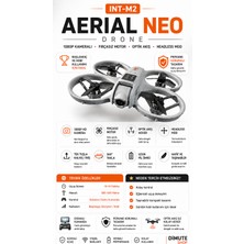 Dimute Shop Int-M2 Aerial Neo Drone 1080P Kameralı Fırçasız Motor Optik Akış Headless Mod