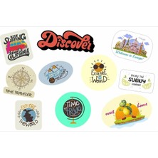 Ayrex Karavan ve Kamp Araçlarına Özel Sticker Çıkartma Seti 10 Parça Mod-2