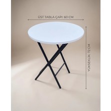 Katlanır Masa - Katlanır Sehpa- Bahçe Balkon Masası