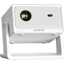 Ayrex Byintek Vevshao A16 Projeksiyon Cihazı, Full Hd 1080P Çözünürlük, 400 Ansı Lümen, Andro