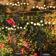 Ayrex 4'lü Paket 10 LED Güneş Ateşböceği Işıkları, Bahçe, Veranda, Avlu Için Su Geçirmez