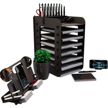 Ayrex Kuk Design Robinia A4 Evrak Rafı Ofis Masaüstü Organizer Set (Beyaz)