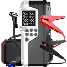 Ayrex Enshall 12.000MAH Akü Takviyeli 1000A Tepe Akımlı 5ın1 Üfleme ve Vakum Özellikli Araç Ko