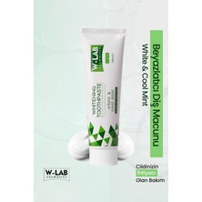 W-LAB Cosmetics Beyazlatıcı Diş Macunu 100 ml – Hassas Dişler için, Ferahlatıcı White & Cool Mint Aromalı, Türkiye Üretimi