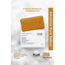 W-LAB Cosmetics Advance Pure Sabun 125 ml – Salisilik Asitli, Siyah Nokta ve Leke Karşıtı Derin Temizlik, Tüm Cilt Tiplerine Uygun