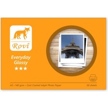 Ayrex Rovi Everyday Parlak Fotoğraf Kağıdı 140GSM 50YP A3