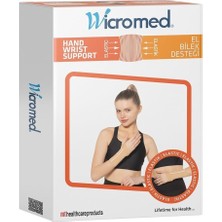 Ayrex Wicromed Spor Elastik Ortopedik Örme El Bilek Desteği - El Bilek Ateli,2xl