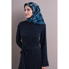 Armine Çiçek Desenli Jakarlı Sura Ipek Eşarp 9608DS