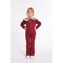 Le Petit Sole Kız Çocuk Kaşkorse Takım Bordo