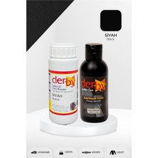 Ayrex Derby Special Siyah Deri Boyası ve Cilası 100 ml - 2'li Set Mont Eşya Çanta Deri Boyası