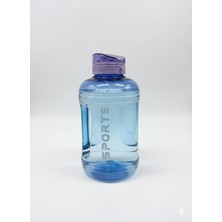 Ayrex Evefix 2200 ml Sporcu Su Matarası, Bpa'sız, Fitness Salon ve Outdoor Kullanım, Mavi