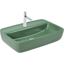 Paluci Enzo Matt Green Çanak Lavabo