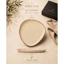 Porland Seasons Düz Tabak 21 cm