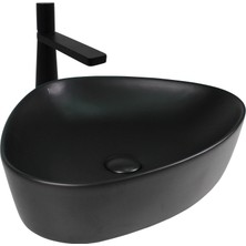 Paluci Doğa Multi Matt Black Çanak Lavabo