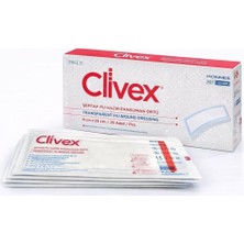 Ayrex Clivex Şeffaf Pu Hazır Pansuman Örtüsü, Steril, Hipoalerjenik, Su Geçirmez, 4 Ölçü Se