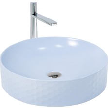Paluci Paula Matt Ice Blue Çanak Lavabo